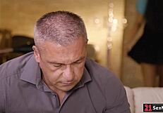 Boss Pounds Petite Latina Secretary's Ass Hard