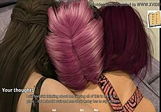 Racheal's erotic shared secret in adult visual novel Wvm 109