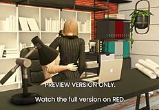 Simlish Dzire's office adventure with a 3D twist
