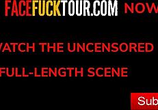 big lips latina face fucks and swallows