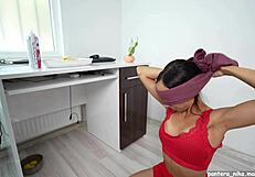 Step-sister gives me a deep blow job and tastes my semen (director's cut)