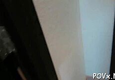 sexy chick with gorgeous ass in a pov scene