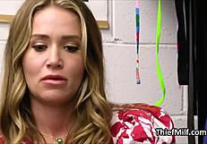 Milf Suspect Moans Riding Officer's Dick