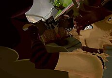 Plushy and Femboy Friend's Rough Quickies