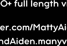 Hot teen European twinks Matty and Aiden deepthroat each other's big smooth cocks