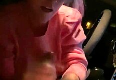 Mase619 gets sloppy car head from wife on wedding day with huge cock