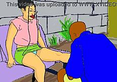 Feeling lonely and horny, the African nailcutter sought comfort in wild fetish fantasies late at night.