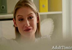 showing new girl our work culture with ffm anal fingering threesome