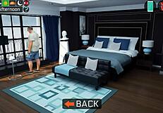 Sultry MILF and her perverted desires in 3D game