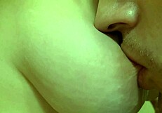 Close up nipple play with big tits sucking