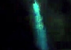 Ebony woman performing oral on a large black phallus