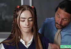 INNOCENT TEEN REESE ROBBINS RIDES BIG COCK