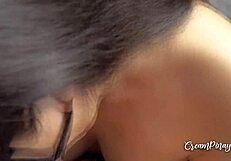 Asian cutie gets her pussy licked by fb friend