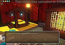 hornycraft parody hentai game ep 45 femdom cum action