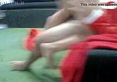 Latina Paty sits on blond guy wildly