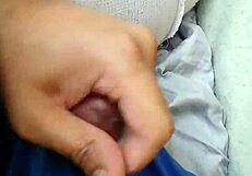 Just WATCHING this dude JERKIN IT to raw amateur gay BJ