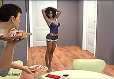 jessy flashing big tits at john?