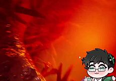 Gay man bangs devil in hell cartoon deepthroat