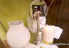 Filming As I Fuck Hot Blonde Teen During Massage POV