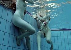 Anna Netrebko and Lada Poleshuk Underwater Lesbians