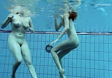 Anna Netrebko and Lada Poleshuk Underwater Lesbians
