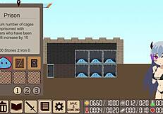 Slijmen vallen kasteel demonenkoning aan in epische creampie strijd