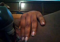 Detailed Close-Up View Of Cum Shot