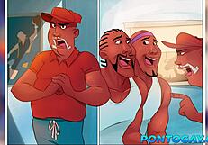 Gay cartoon monsters play full-court basketball and more