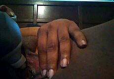 Detailed Close-Up View Of Cum Shot