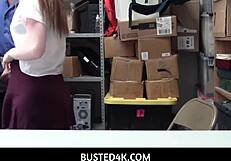 Busted4k - beautiful redhead ella hughes detained on suspicion of shoplifting