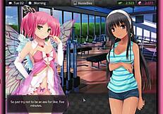 Who likes this sexy girl in huniepop hentai walkthrough?