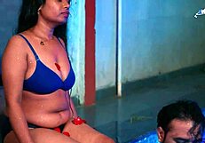 A gangbang in the swimming pool with a lot of anal sex and oral sex
