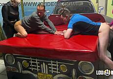 bisexuell femdom foursome fun with lou nesbit and lia louise