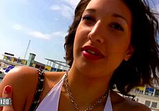 French slut says, 'Fuck my ass harder!'