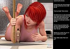 Small 18-year-old makes intimate gesture in 3D cartoon sex episode 19