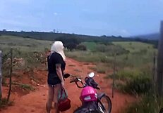 I stuc my big coc in the blond