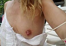 omg, i’m like so crazy bout insertin this 18mm vibrator in my stretched pierced nipples, its wild!