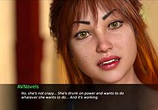A curvy teen gets a sexy nurse to bring her back to pleasure in this hentai game