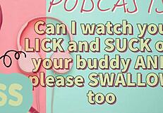 Kinky buddy licks and sucks cock then swallows