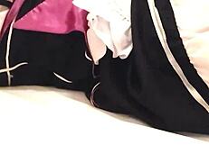 私のセックスフレンドがレムメイドコスプレでフェラして私が彼女を舐めてオーガズムに導くの見た？