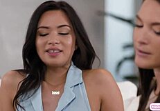 big tits latina pussy licking and facesitting milf neighbor