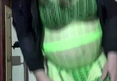 I love giving myself machine masturbation as a shy crossdresser.