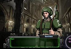 Animated porn game with Warhammer 40k theme