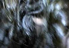 Amber Crider, the fat slut, sucks cock with her big tits bouncing