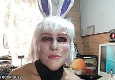 Intense Masked Goddess Transforms In Action