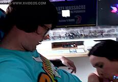 Sarah Jane Sucks Cock Amazingly!