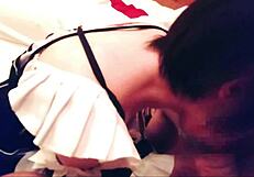 Did you see my sex friend in Rem maid cosplay give a blowjob then I licked her to orgasm?