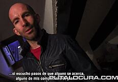 Platanito fucks teen with pigtails, big tits bouncing during masturbation in college