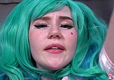 fuck yourself hard, leyla lure, in cosplay with dildo