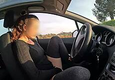 Convince a Stranger to Feel My Wet Pussy Outdoors!